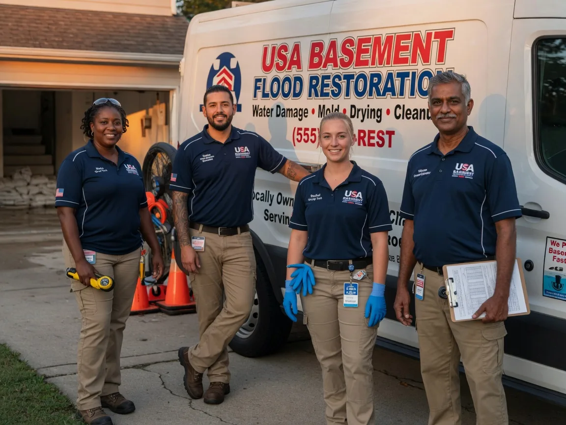 Basement Flood Cleanup company in Round Mountain, TX